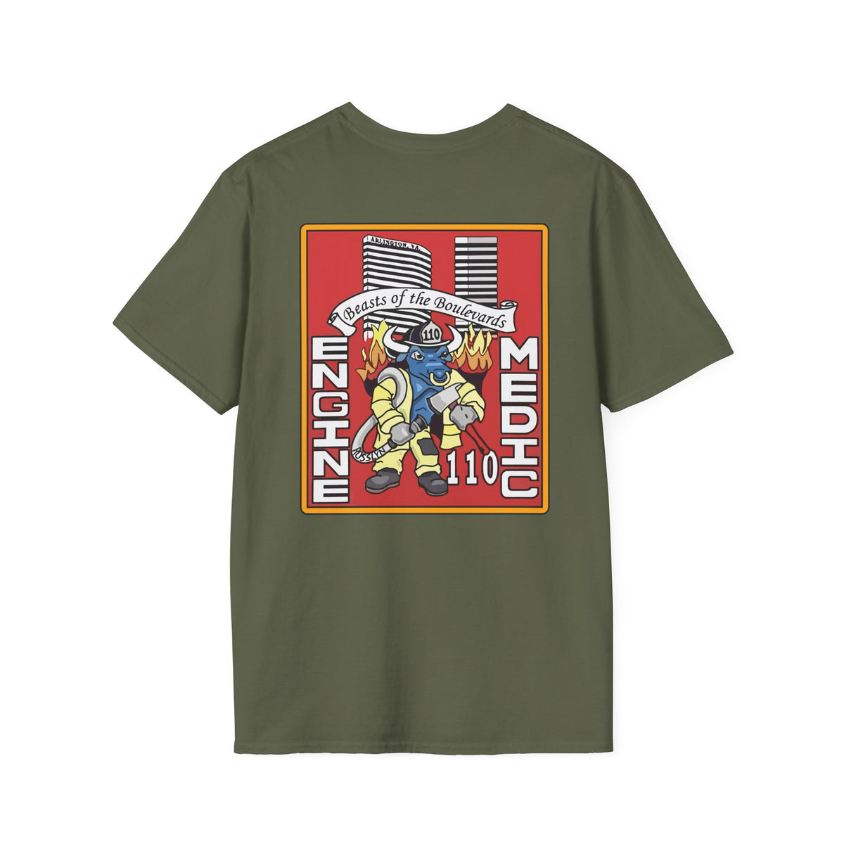 Arlington Station 10 Beast of Blvd - Gildan Soft Cotton Softstyle T-Shirt