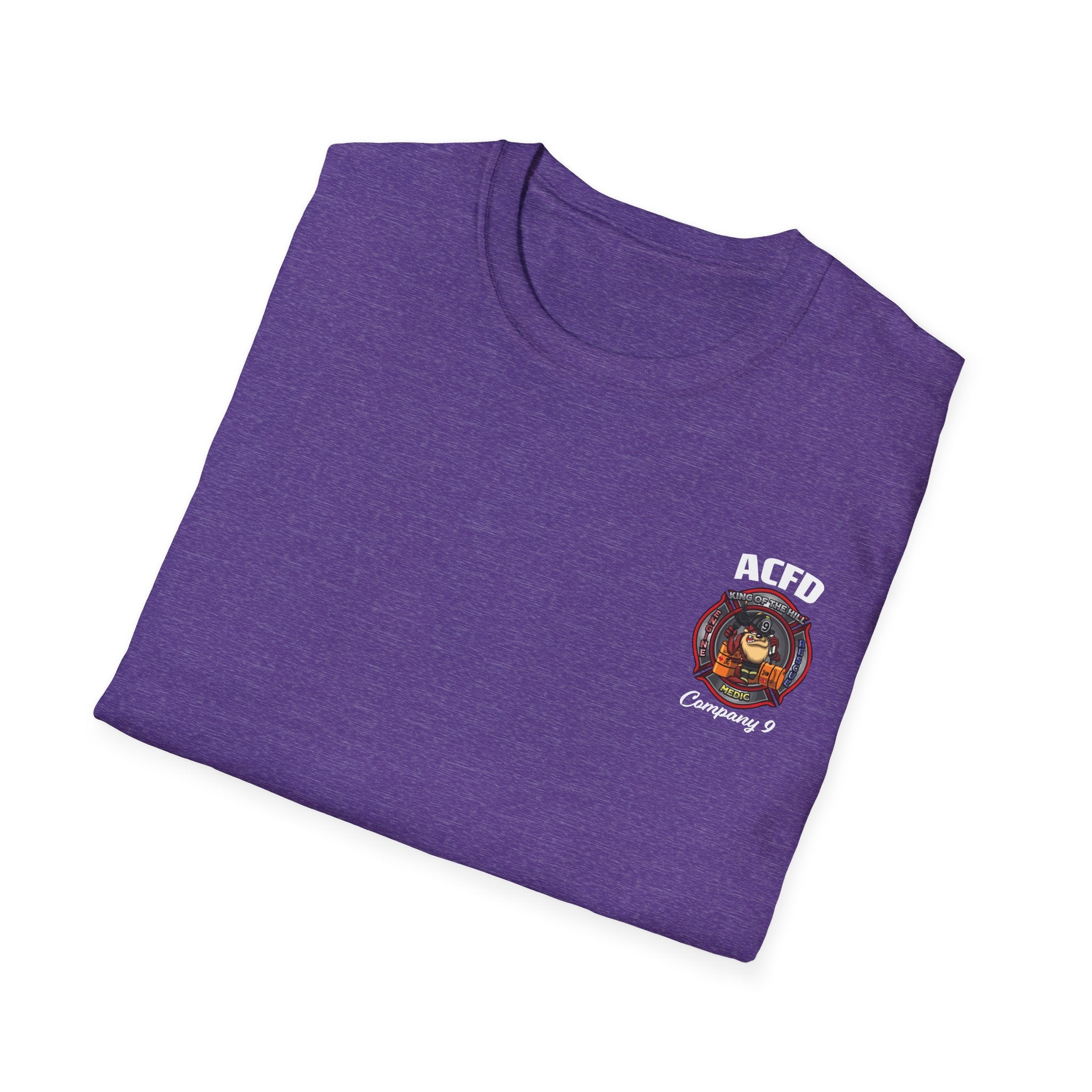 Station 9 Taz Front / FF Engine 9 back - Gildan Soft Cotton Softstyle T-Shirt