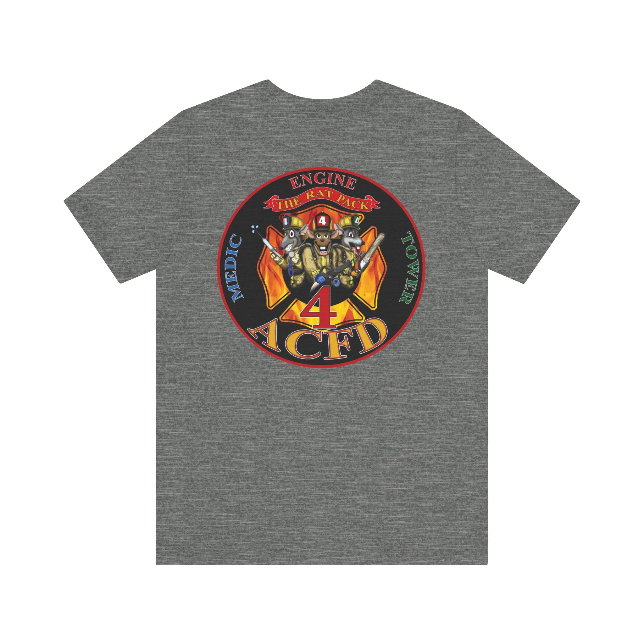 Station 4 RatPack on Back - Bella+Canvas Soft Unisex Tee