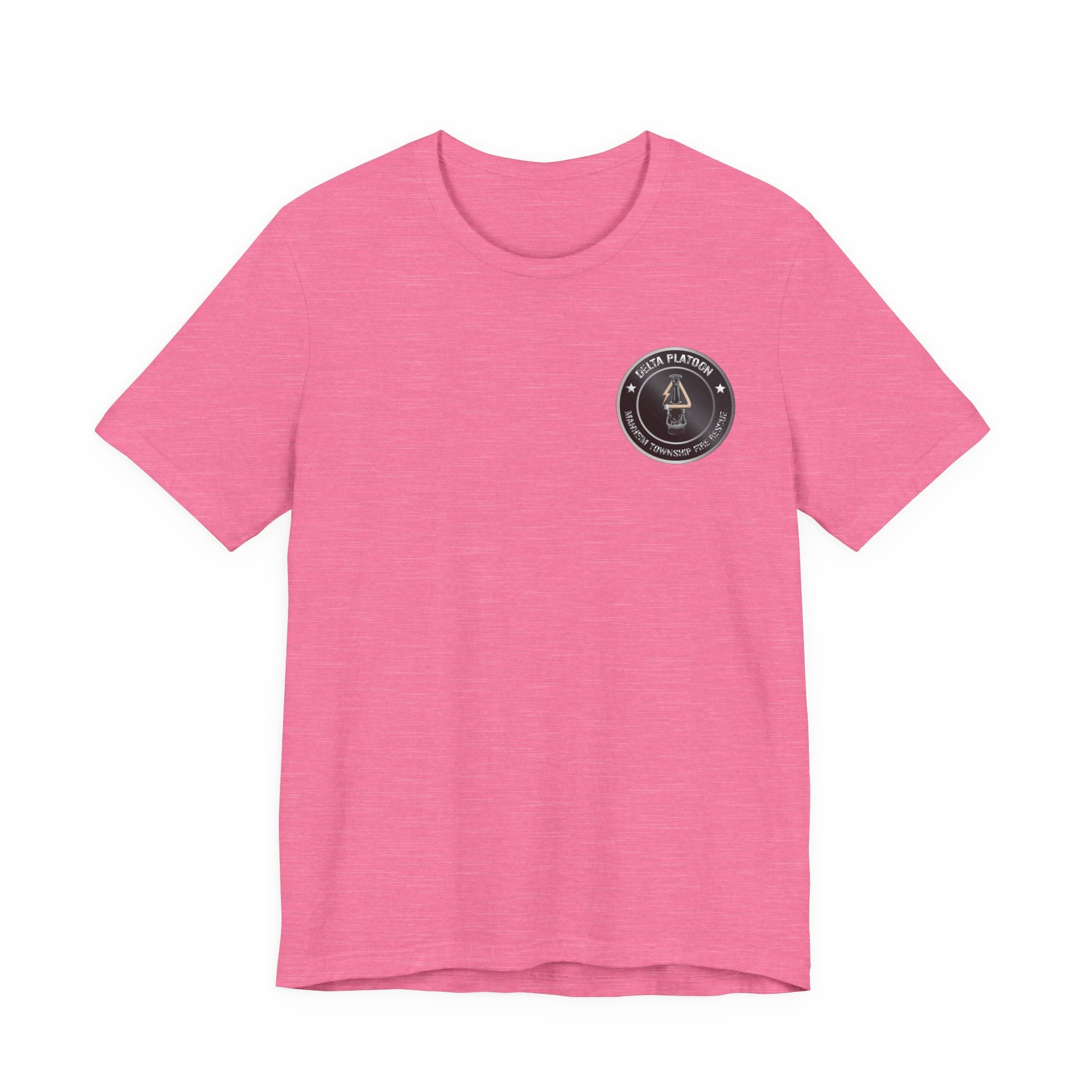 Manheim Township Local Delta Platoon Local white - Bella+Canvas Soft Unisex Tee