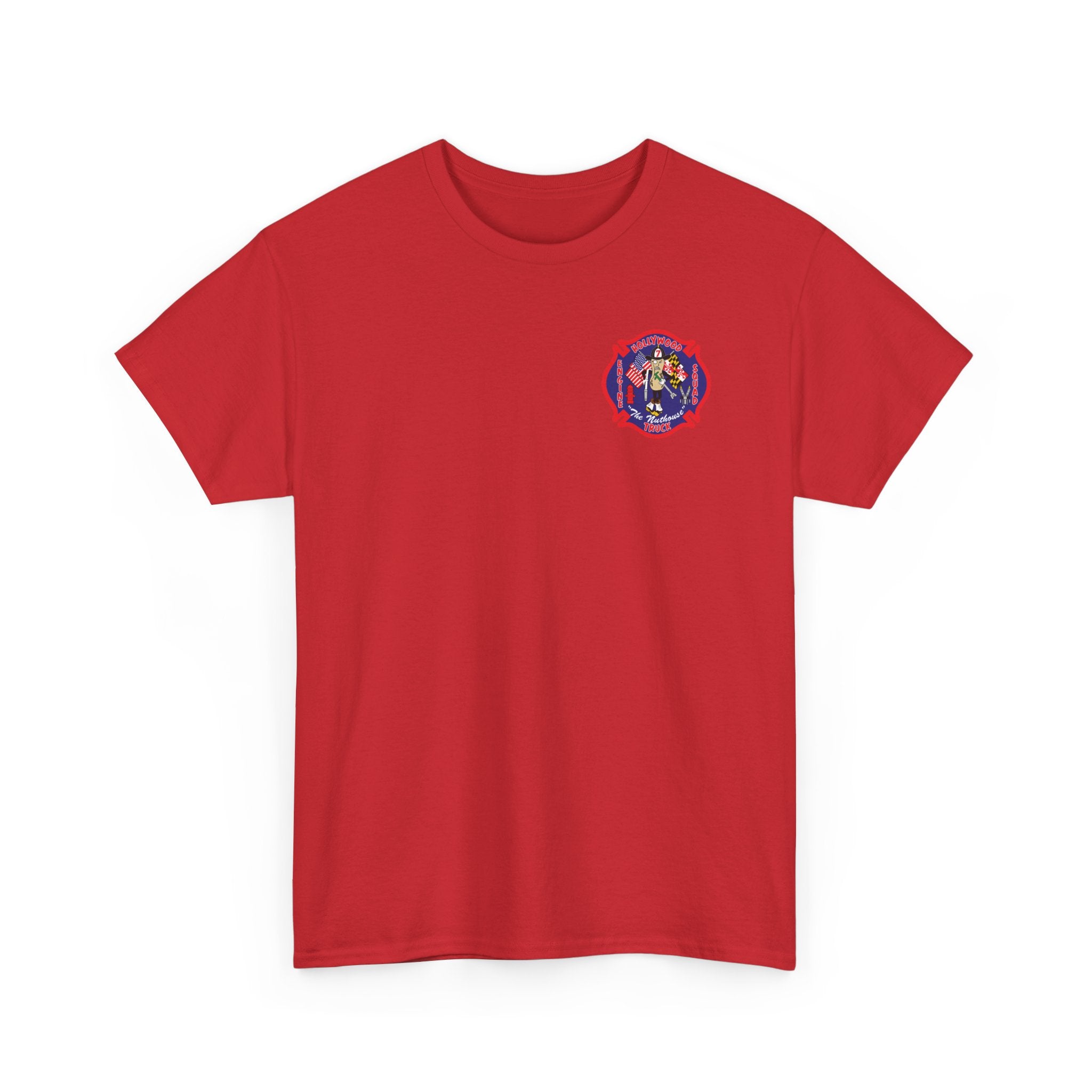 Hollywood MD Vol Fire Ladder Co. 7 - Heavy Cotton Unisex Tee -