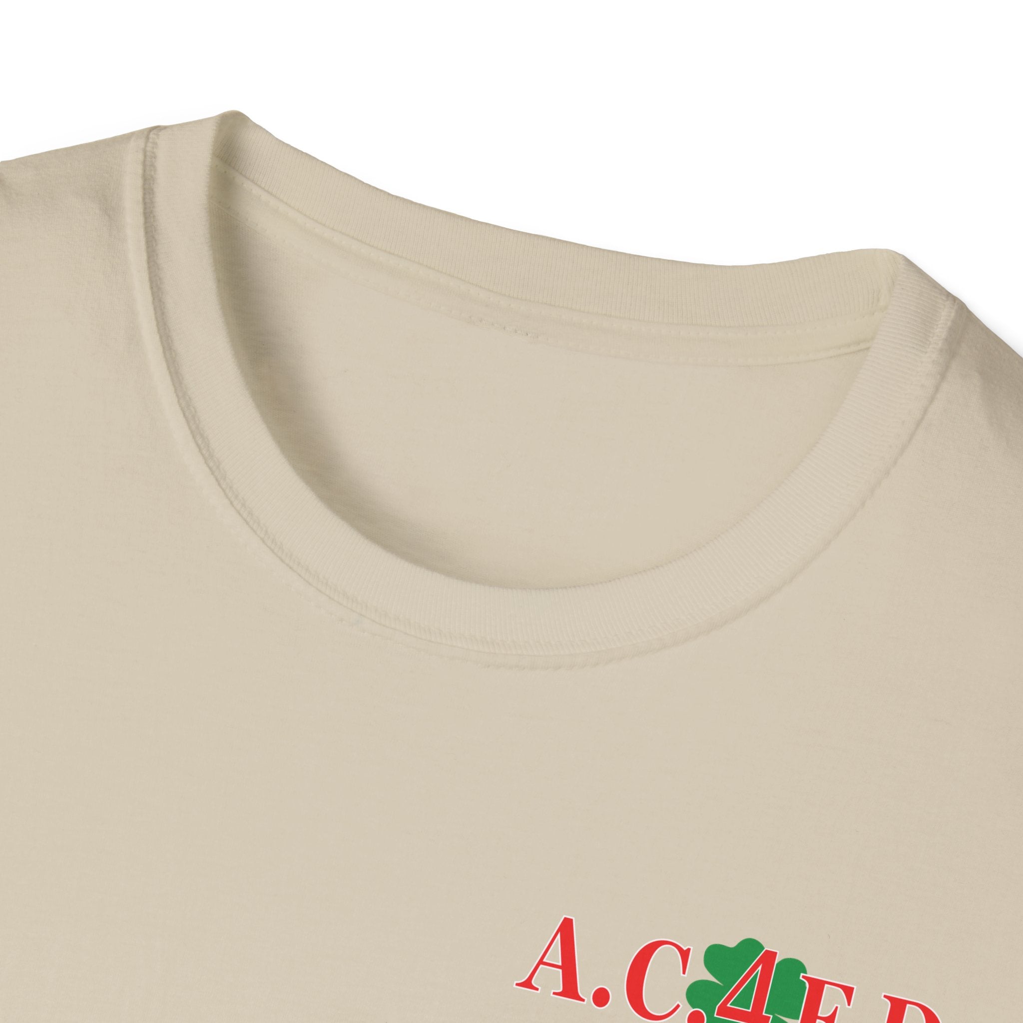Station 4  acfd clover front/clover back - Gildan Soft Cotton Softstyle T-Shirt