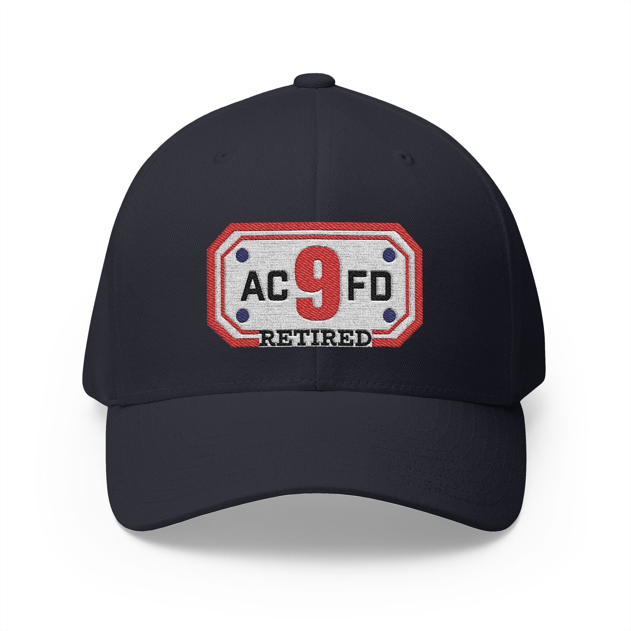 Retired Arlington Engine 9 - FLEXFIT Closed-Back Structured Cap (Embroidery)