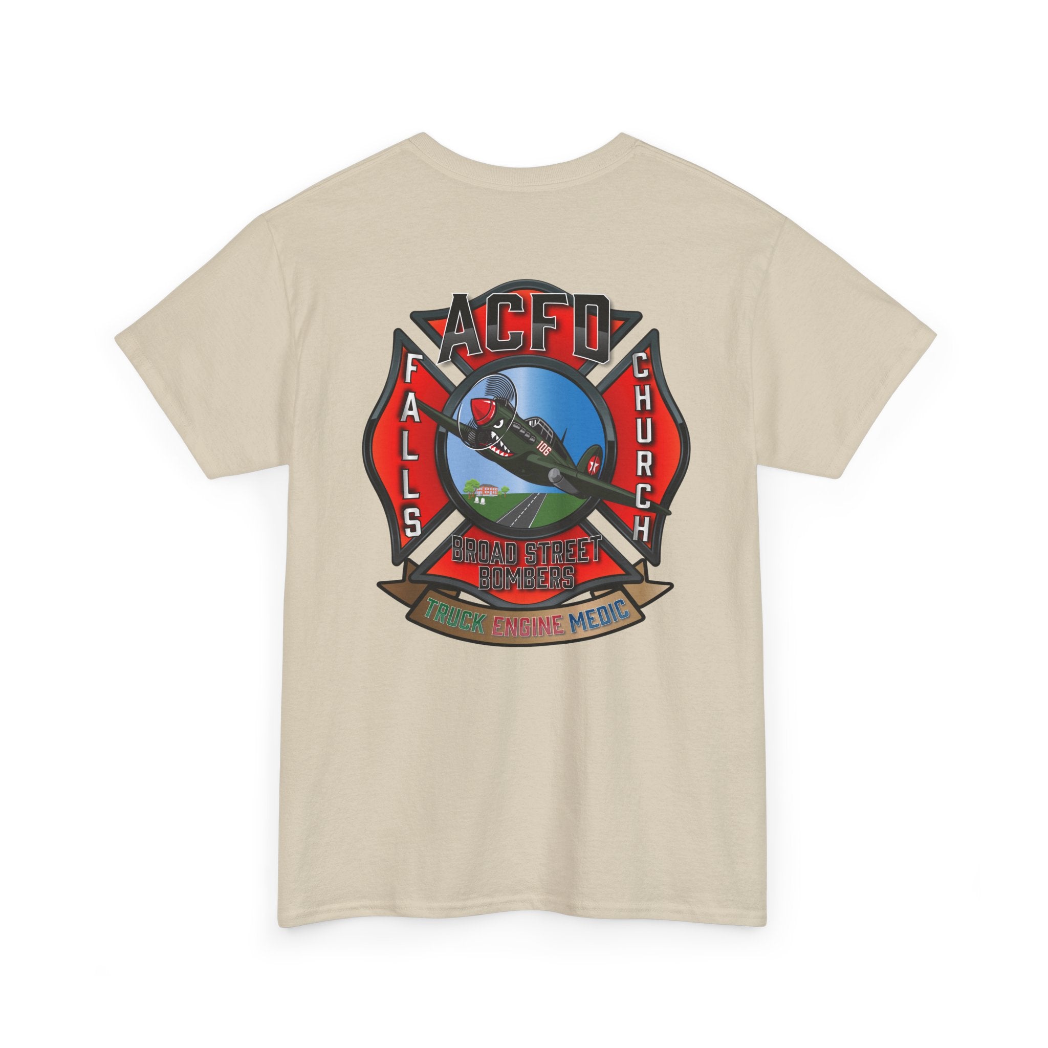 Heavy Cotton Unisex Tee - Station 6 Broadstreet Bombers