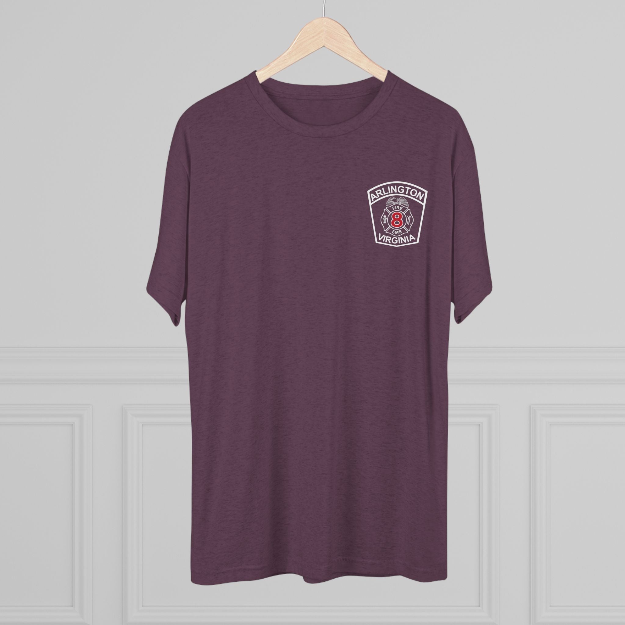 Engine 8 Halls Hill - NextLevel Tri-Blend Crew Tee