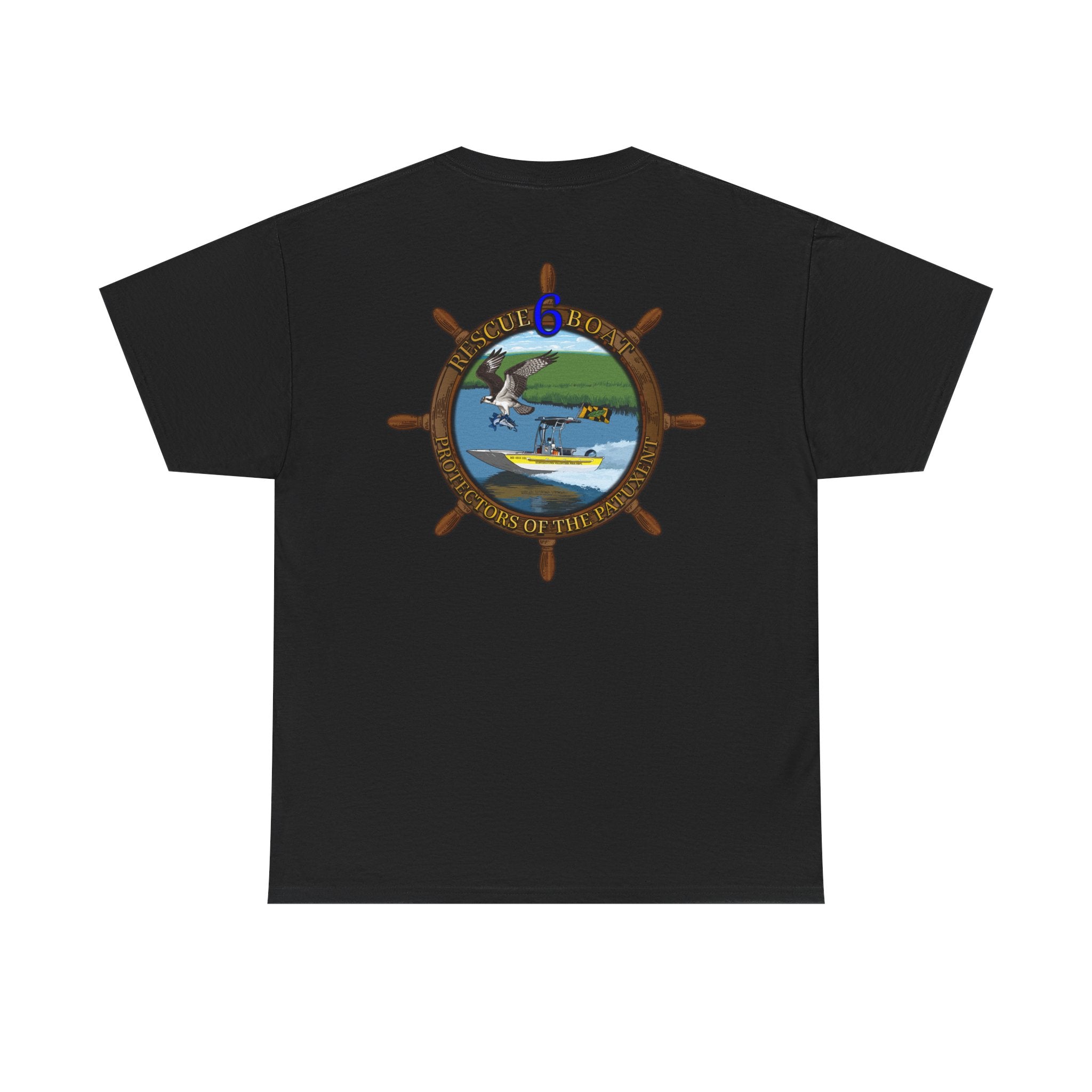 Huntingtown Vol. Fire Boat 6 - Heavy Cotton Unisex Tee