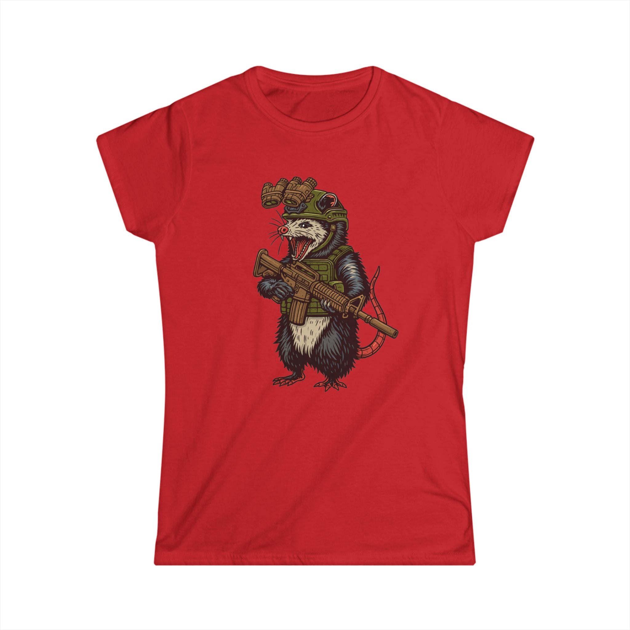 Tactical Opossum - Women's Softstyle Tee