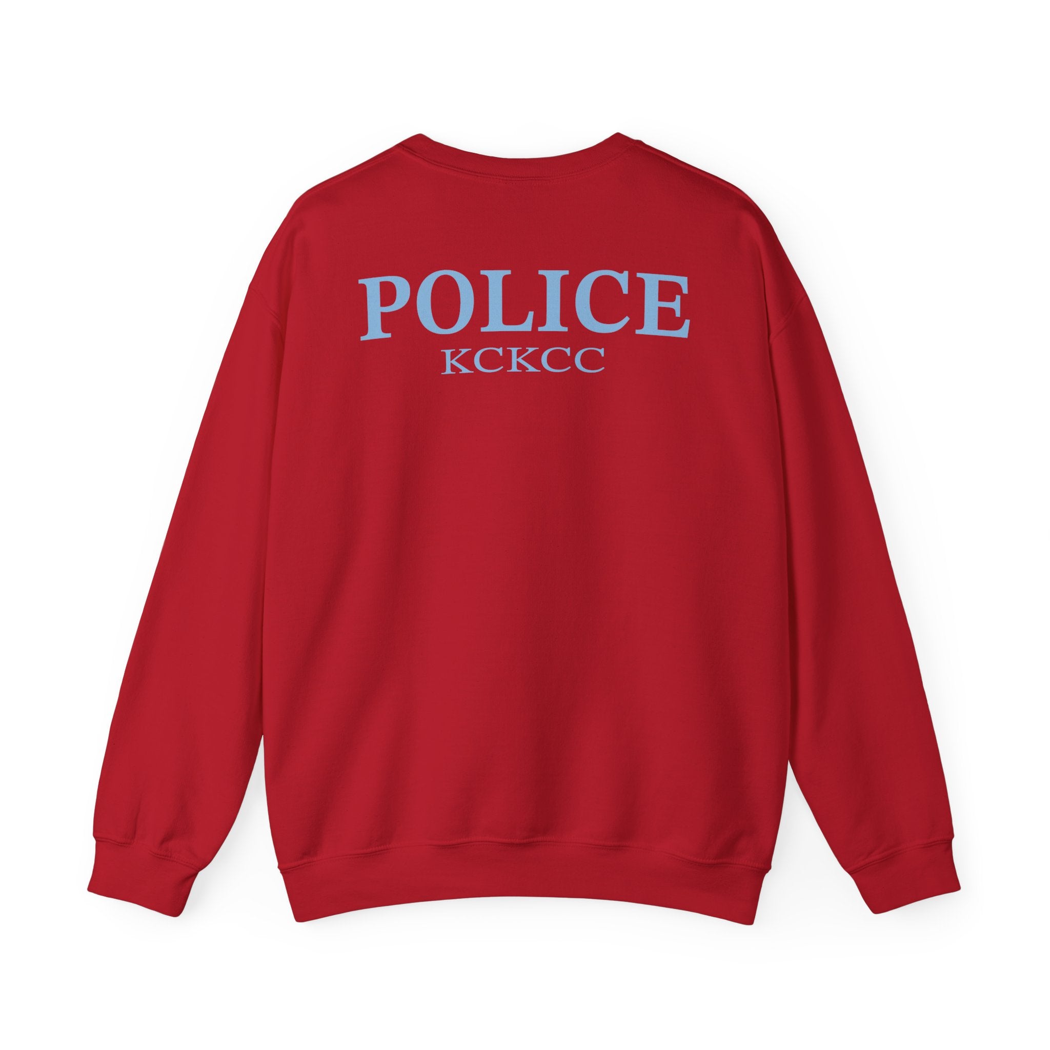 Kansas City College Police Blue Patch - Unisex Heavy Blend™ Crewneck Sweatshirt