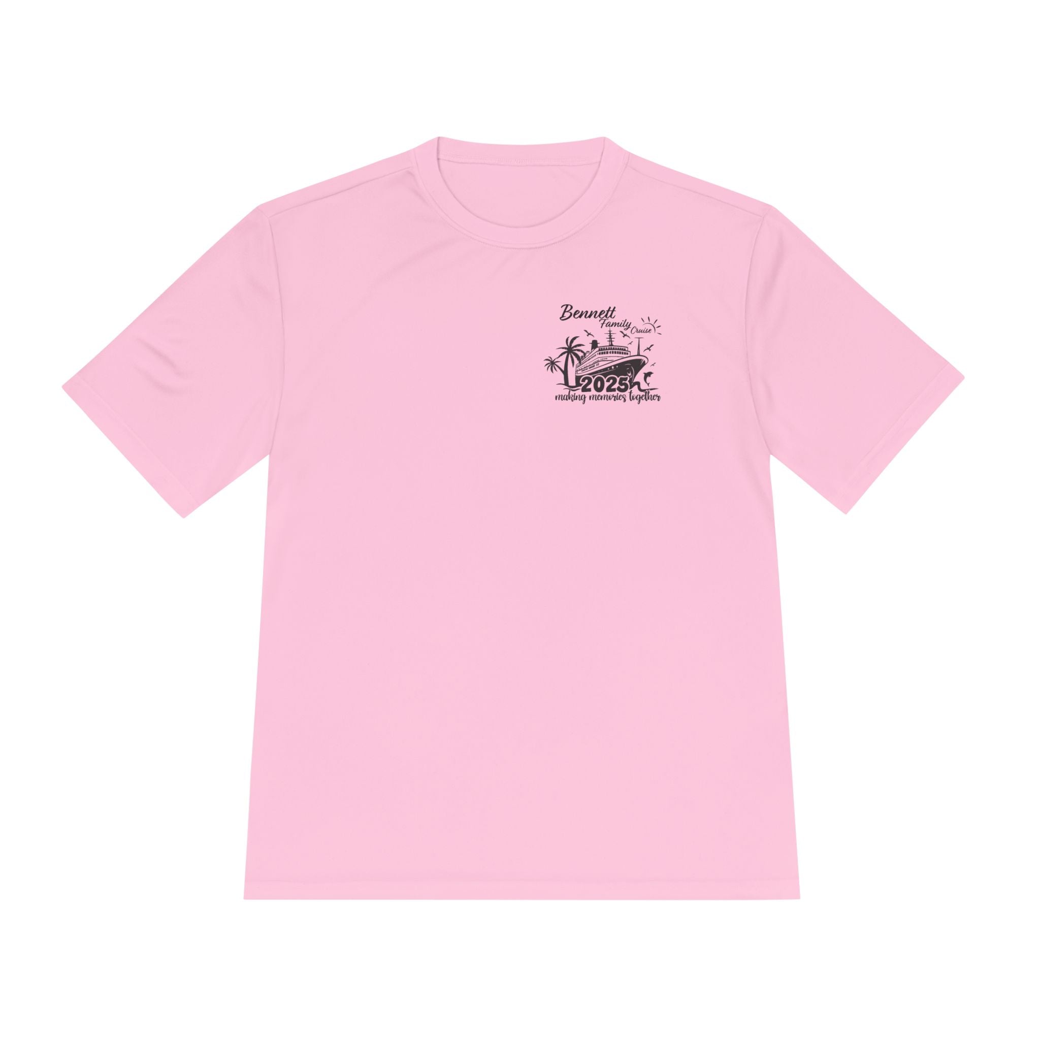 Bennet Family Cruise Black Text - Unisex Moisture Wicking Tee