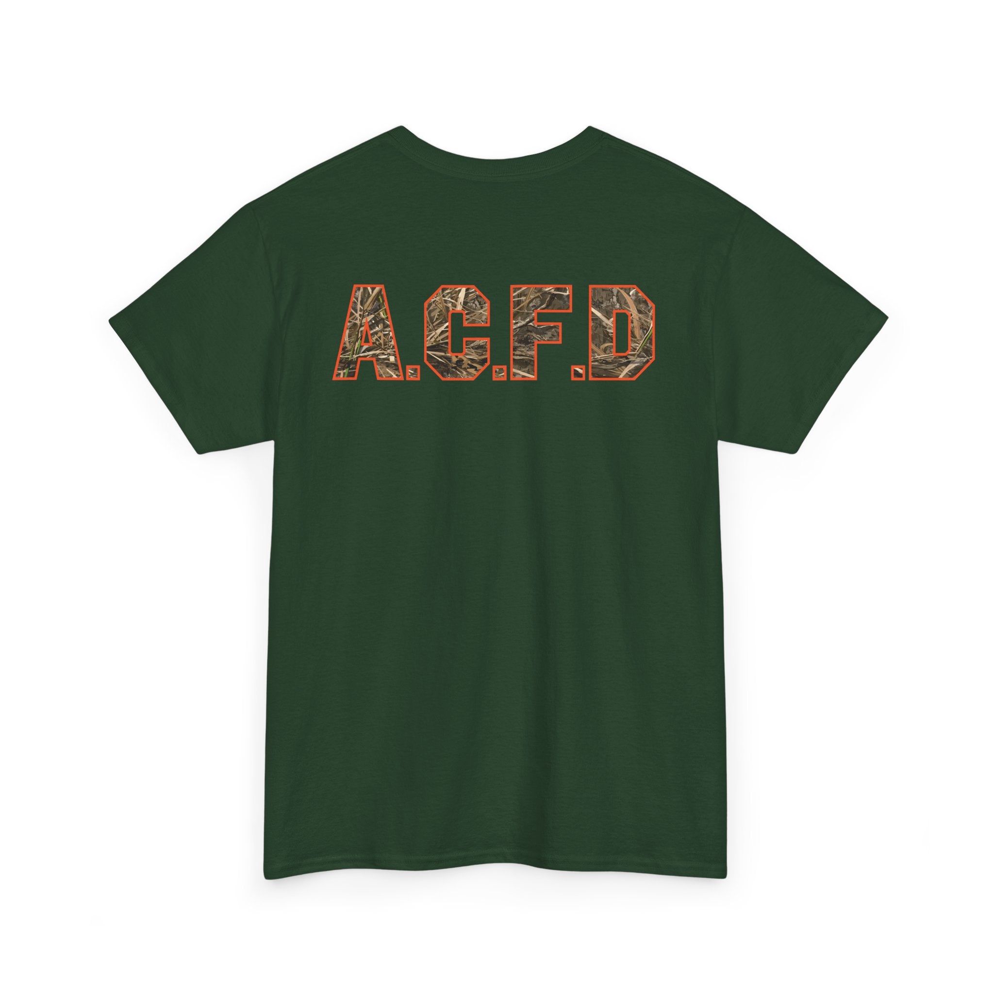 Heavy Cotton Unisex Tee - Arlington Camo Deer Hunter