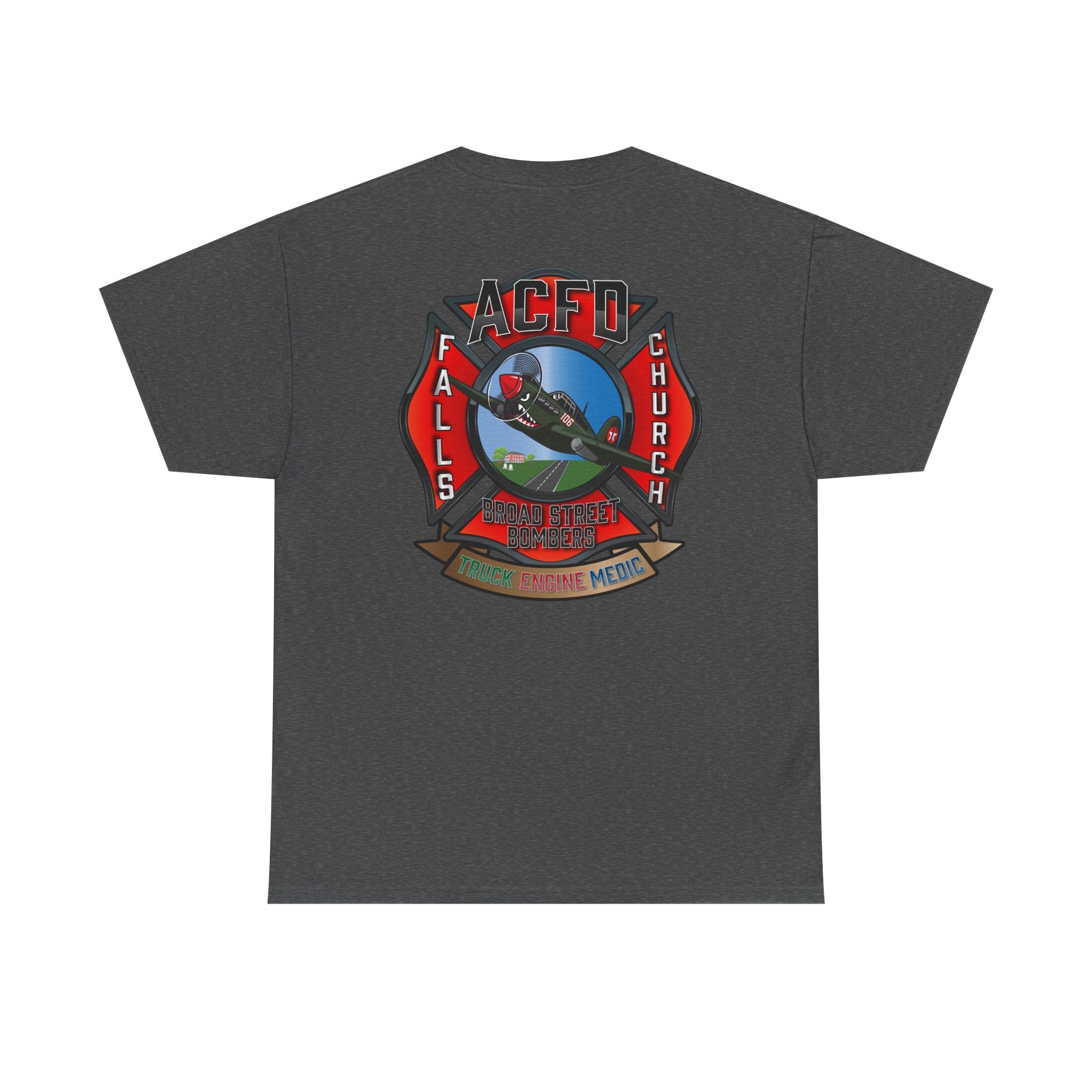 Heavy Cotton Unisex Tee - Station 6 Broadstreet Bombers