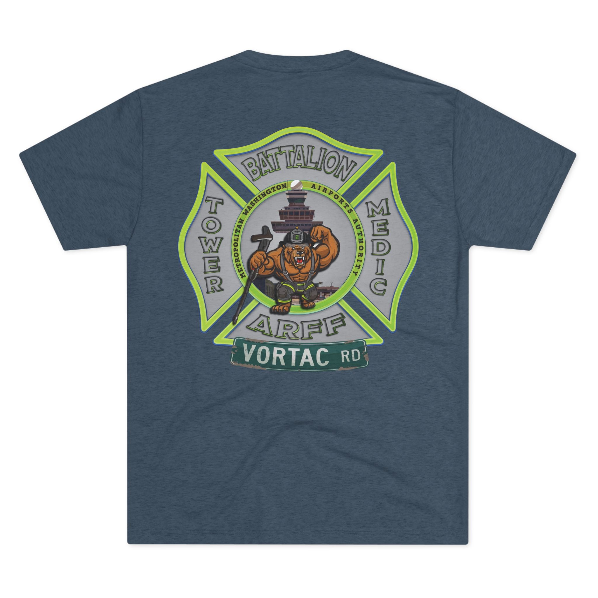 MWAA 302 Real Dulles South - NextLevel Tri-Blend Crew Tee unisex
