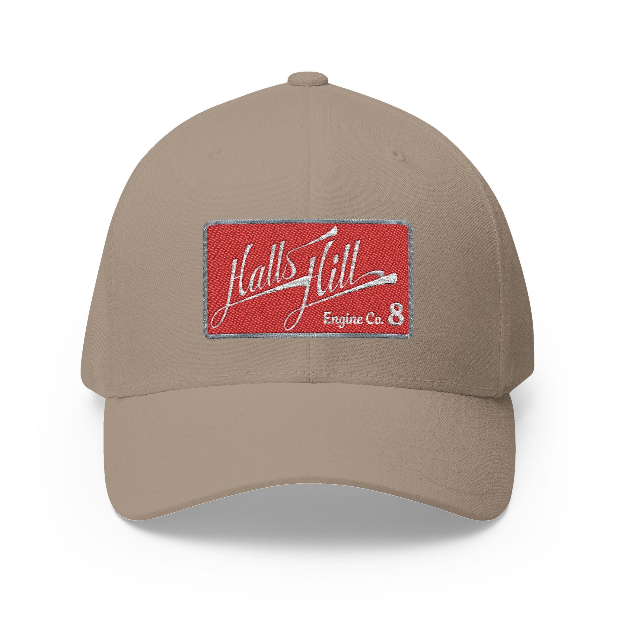 Arlington Halls Hill Engine 8 - FLEXFIT Closed-Back Structured Cap (Embroidery)