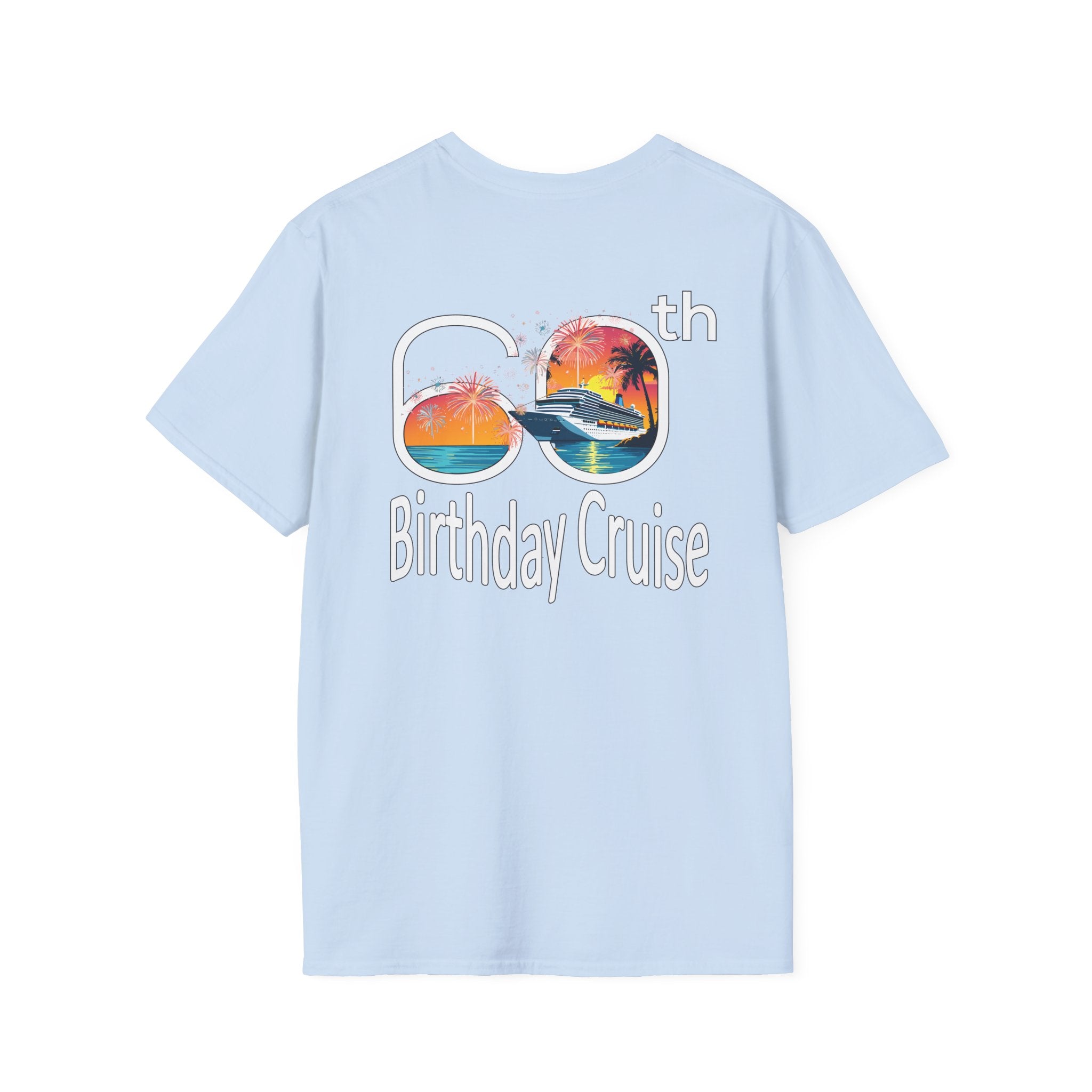 Renee Family Cruise Colorful - Unisex Softstyle Cotton T-Shirt