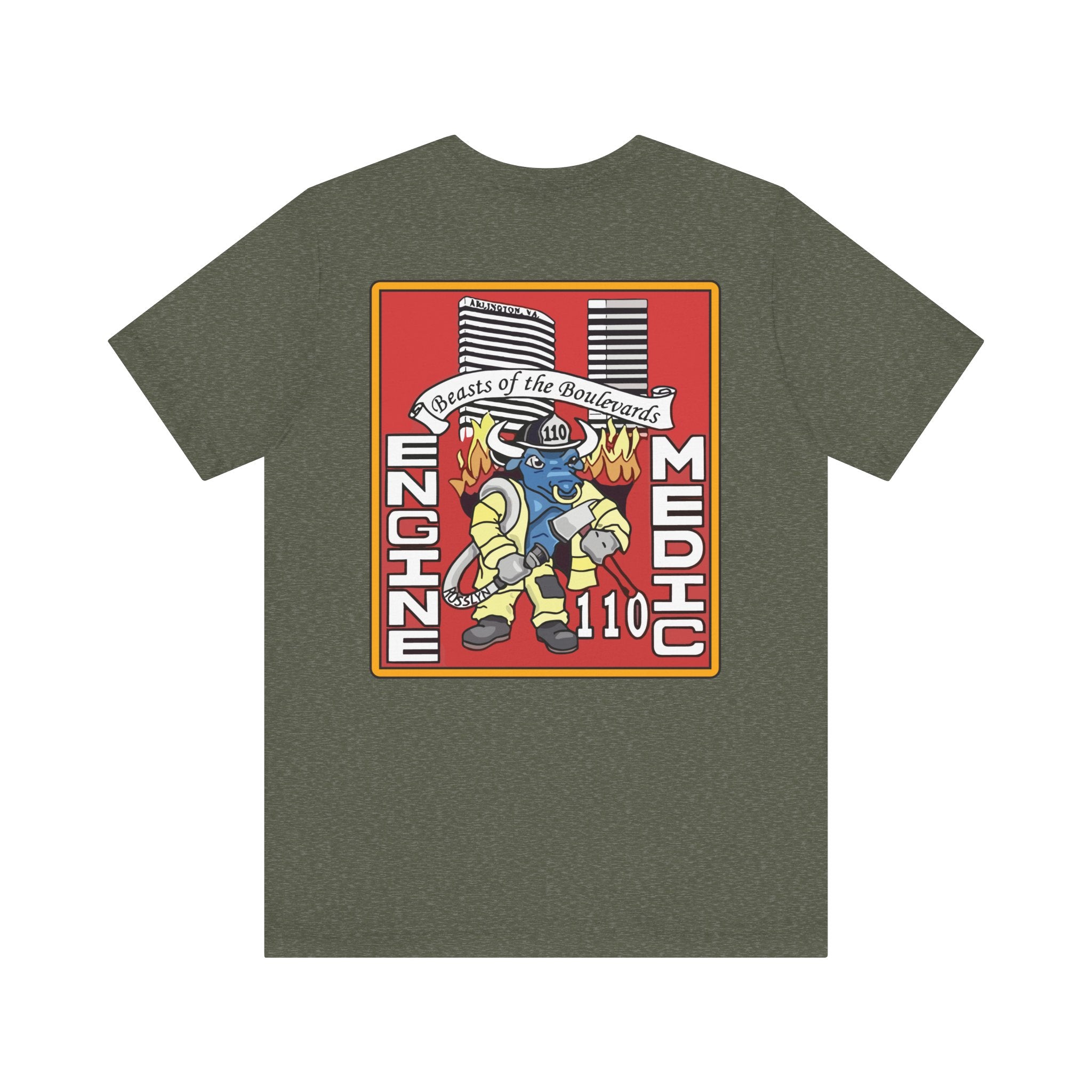 Station 10 Beast Front and Back - Bella+Canvas Soft Unisex Tee