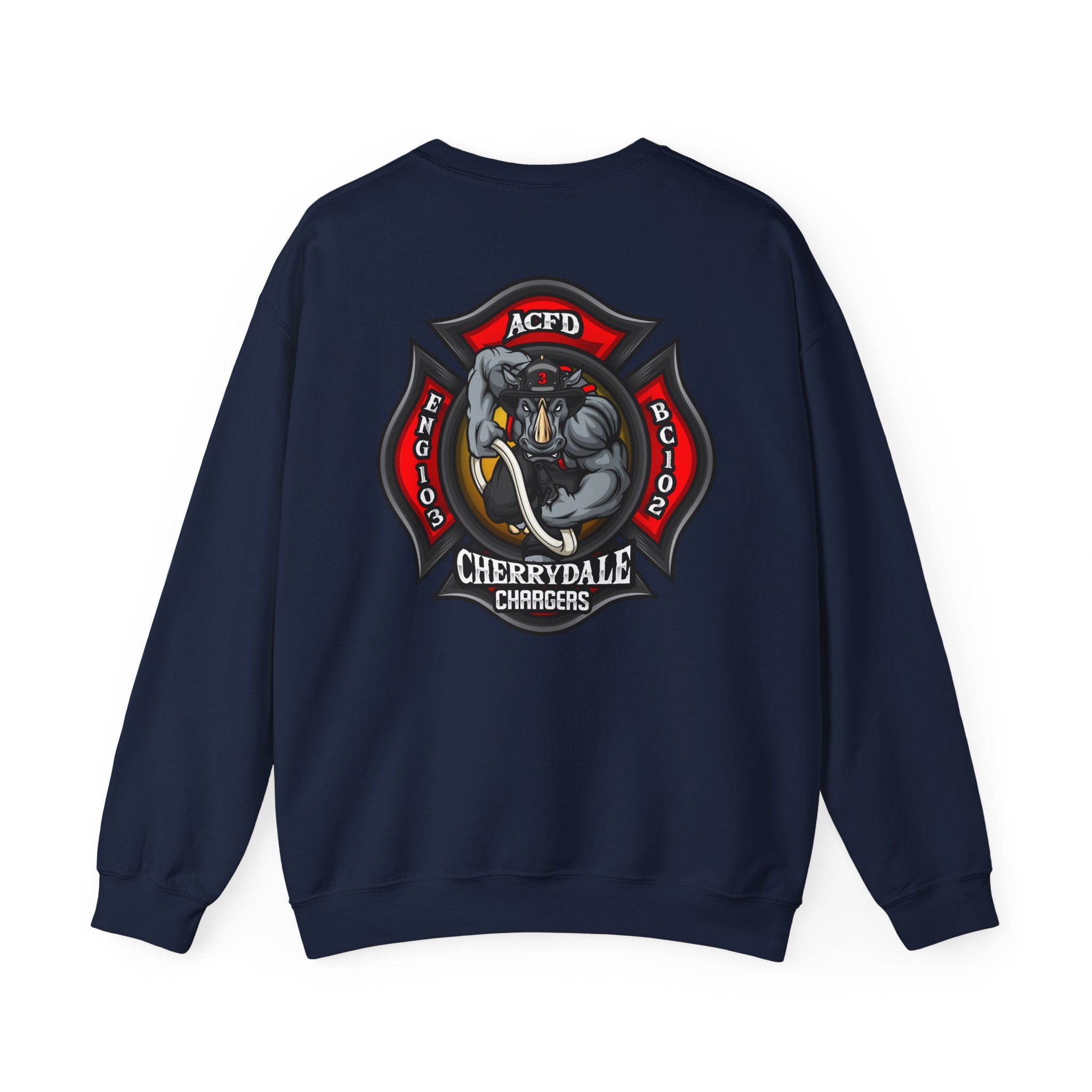Arlington Station 3 Rhino Front/Back - Gildan Sweatshirt Unisex Heavy Blend™