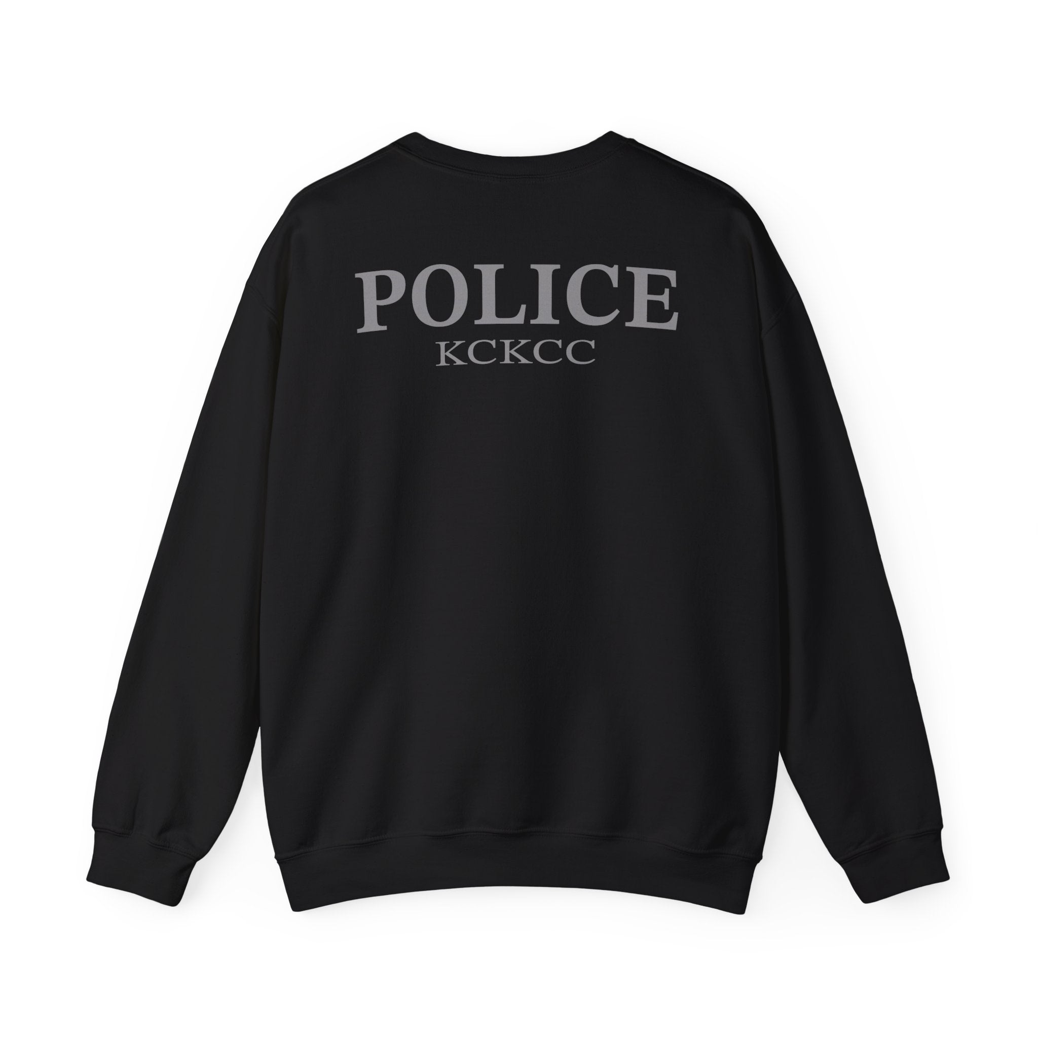 Kansas City College Police Patch Grey - Unisex Heavy Blend™ Crewneck Sweatshirt