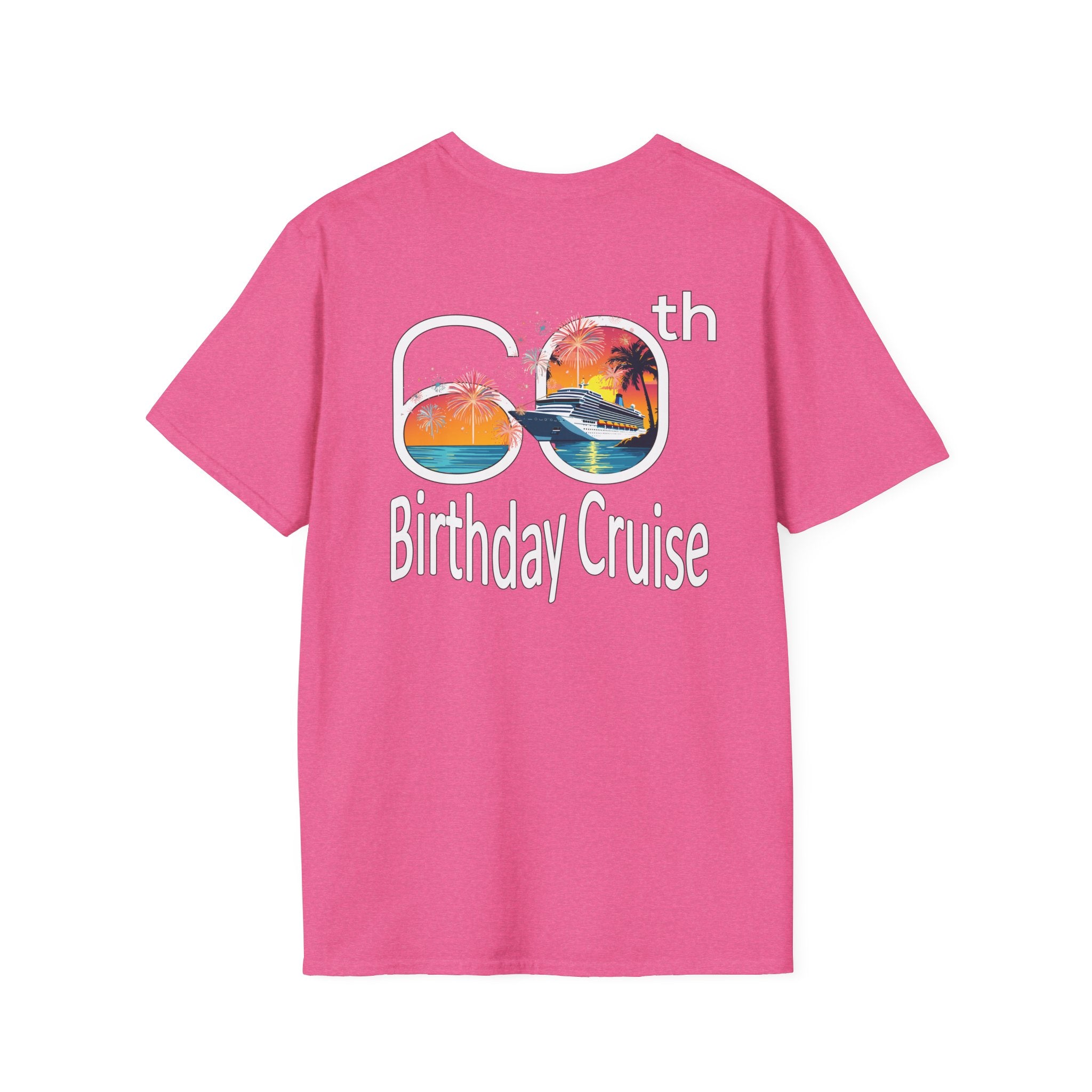 Renee Family Cruise Colorful - Unisex Softstyle Cotton T-Shirt