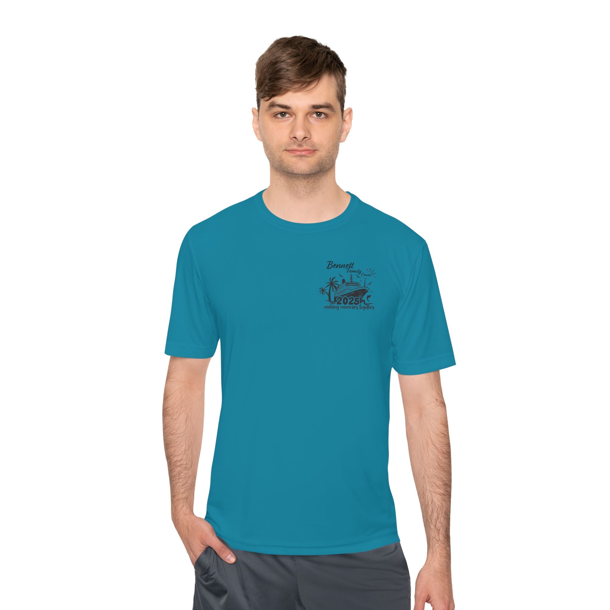 Bennet Family Cruise Black Text - Unisex Moisture Wicking Tee