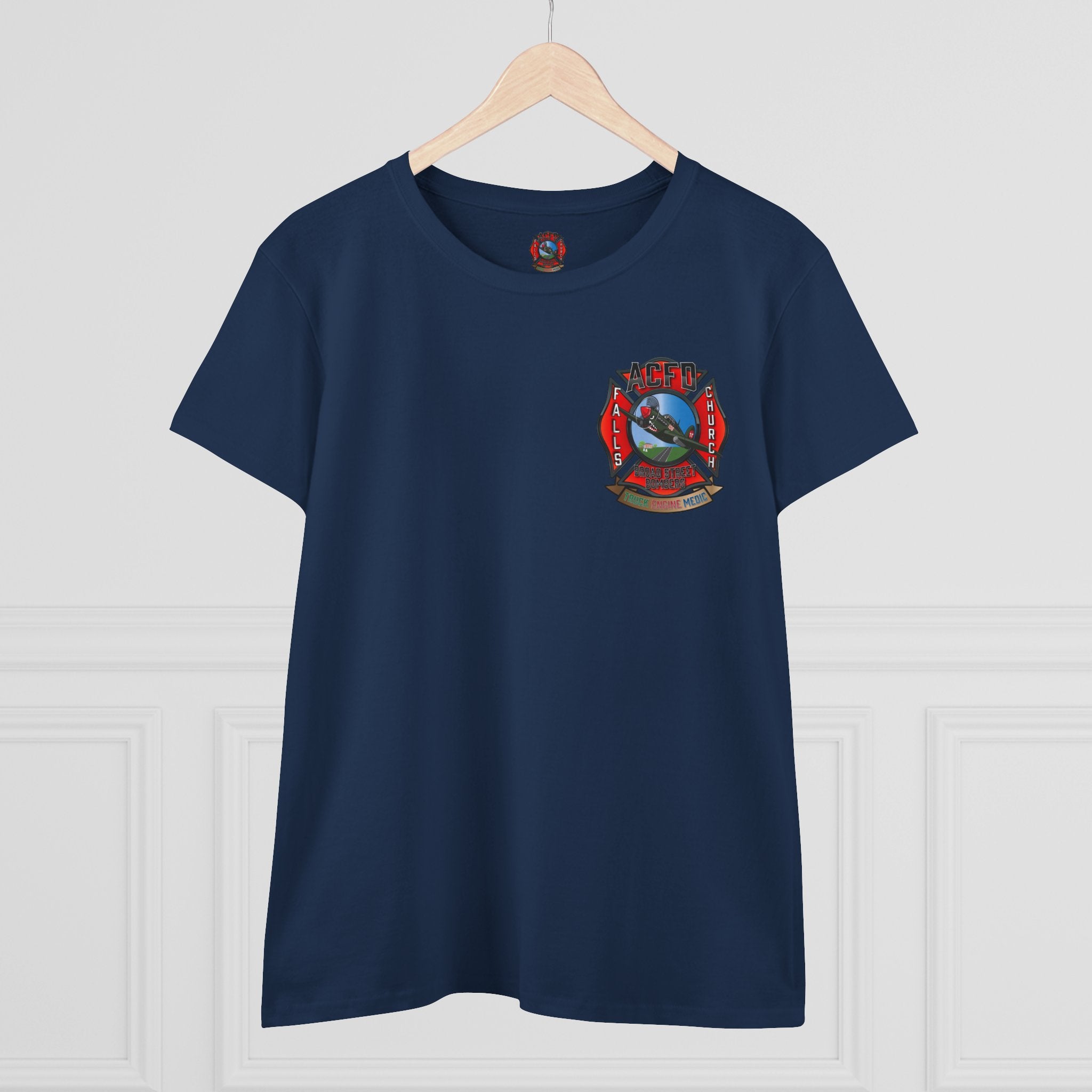 Women's Midweight Cotton Tee - Station 6 Broad Street Bombers