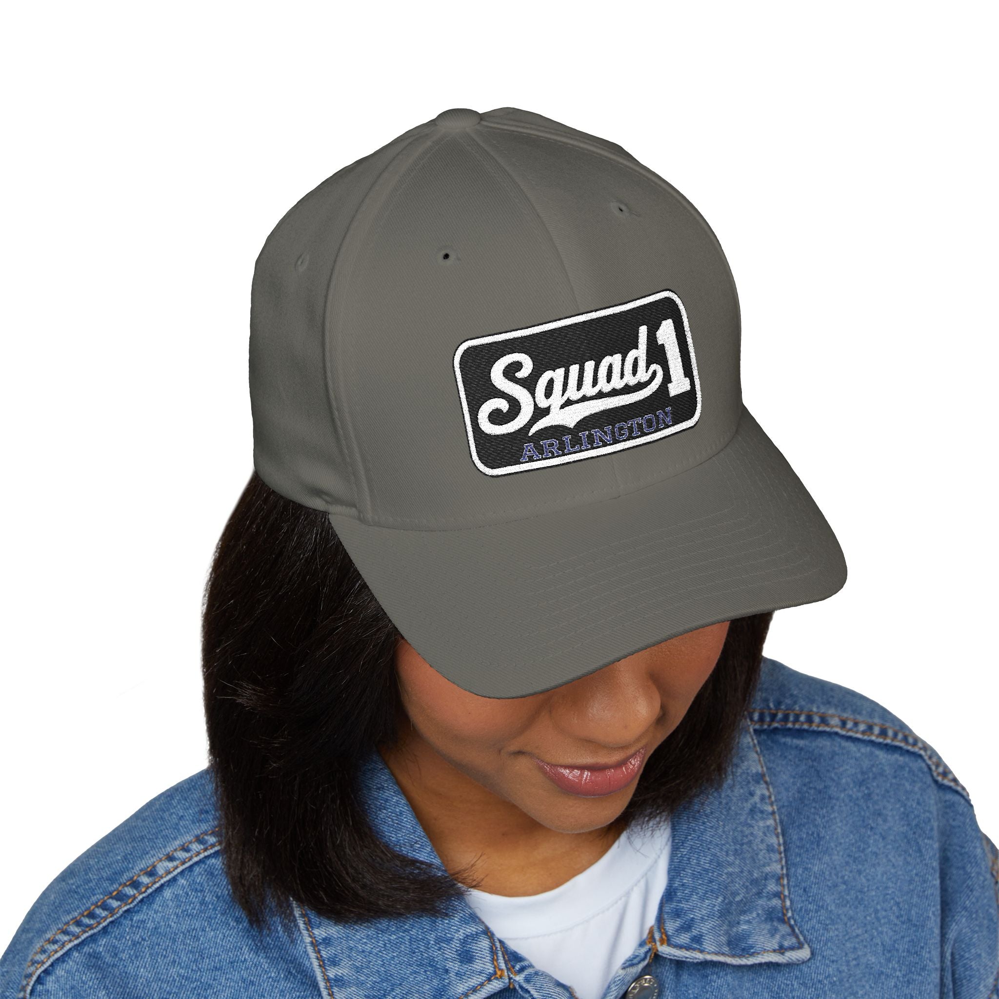 Arlington Squad 1 - FLEXFIT Closed-Back Structured Cap (Embroidery)