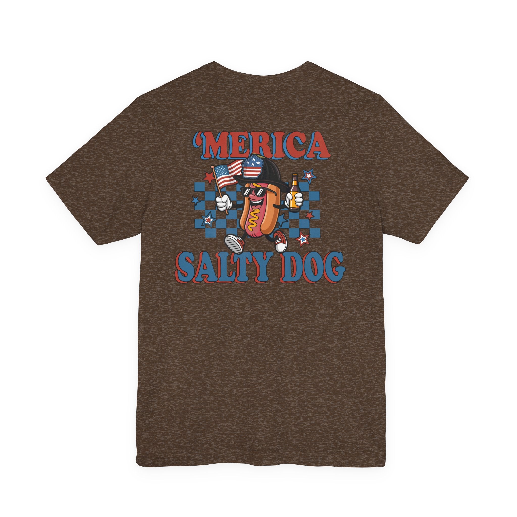 Salty Dog 'Merica Shirt - Bella-Canva Soft Jersey Short Sleeve Tee