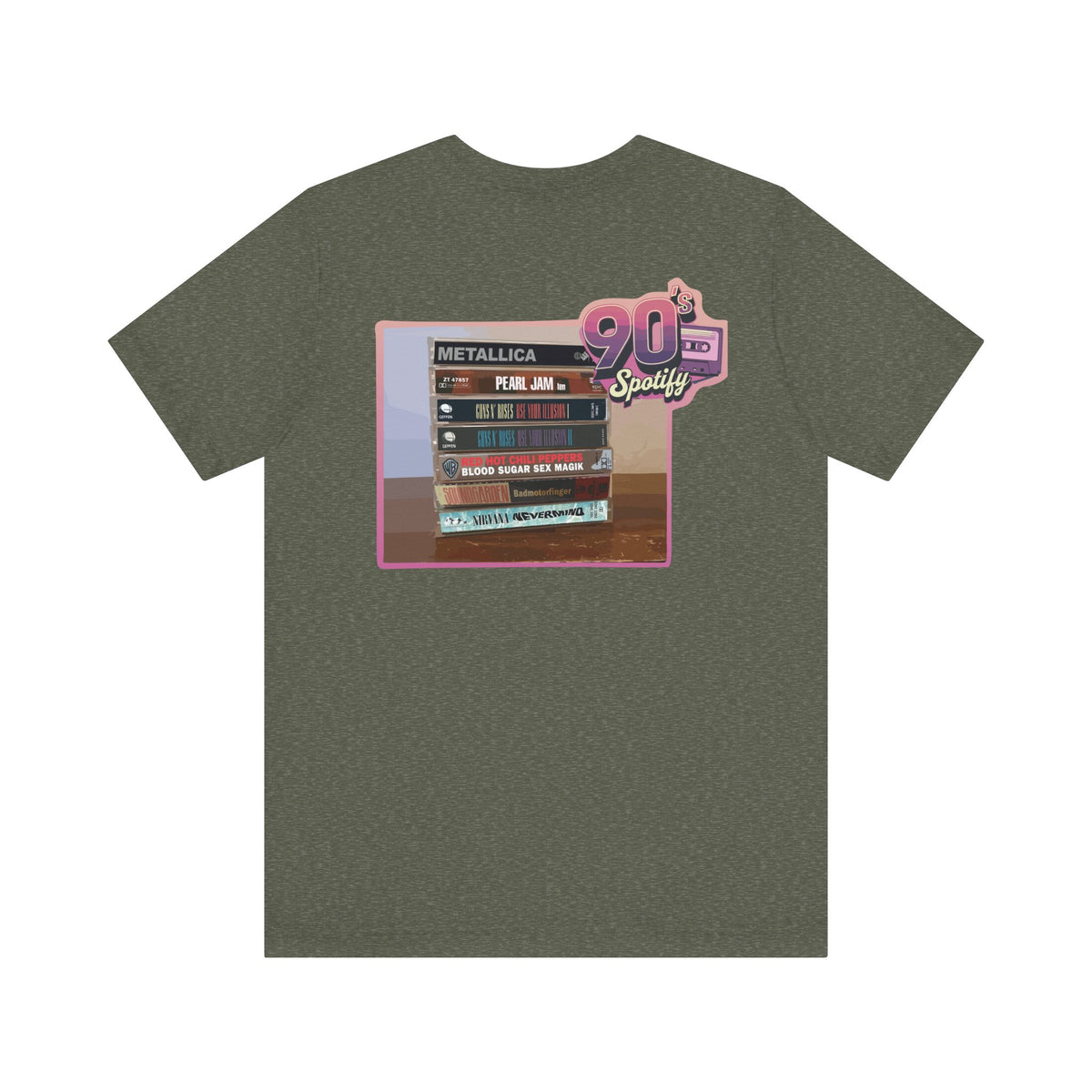 90's Spotify- Bella+Canvas Soft Unisex Tee
