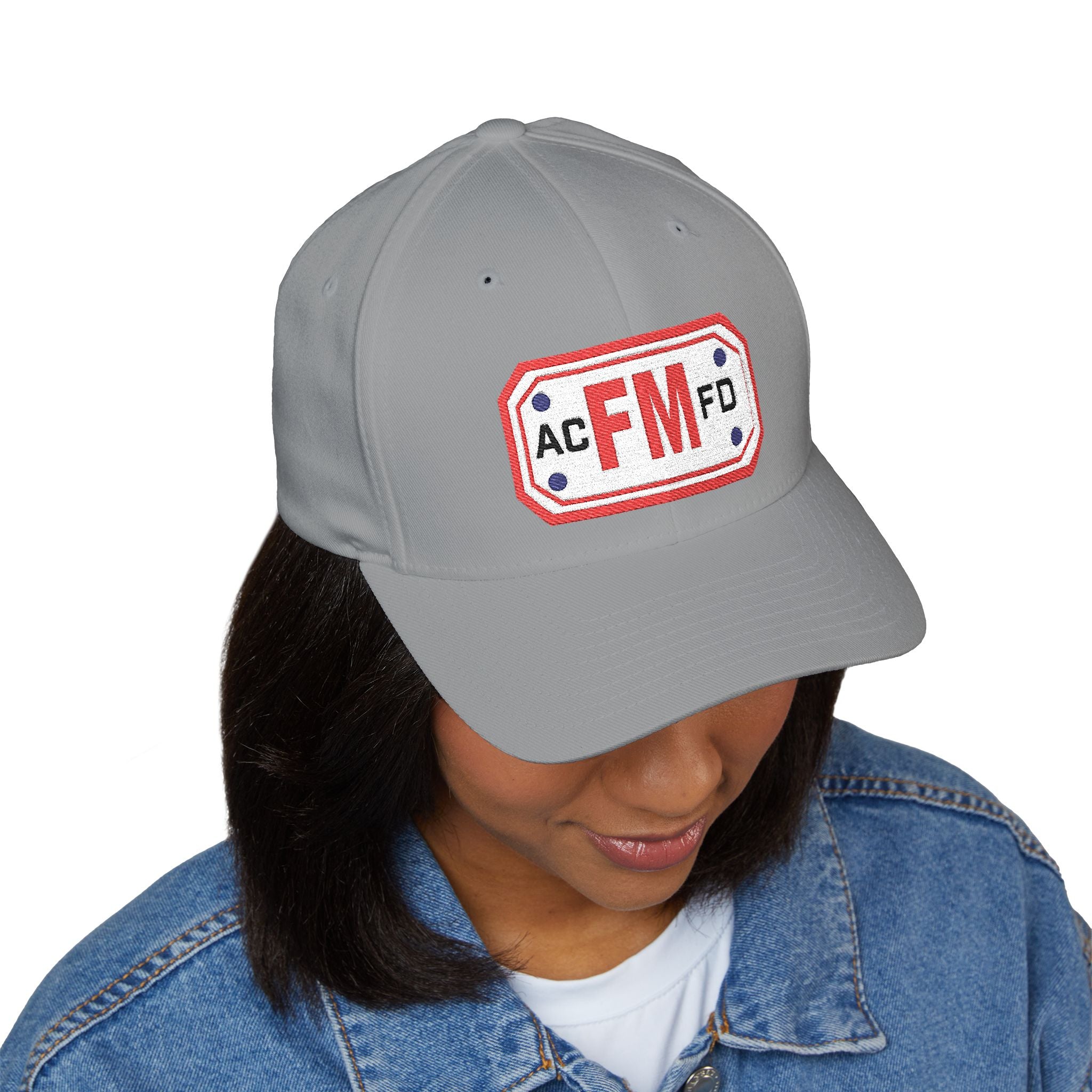 Arlington Fire Marshal Red - FLEXFIT Closed-Back Structured Cap (Embroidery)