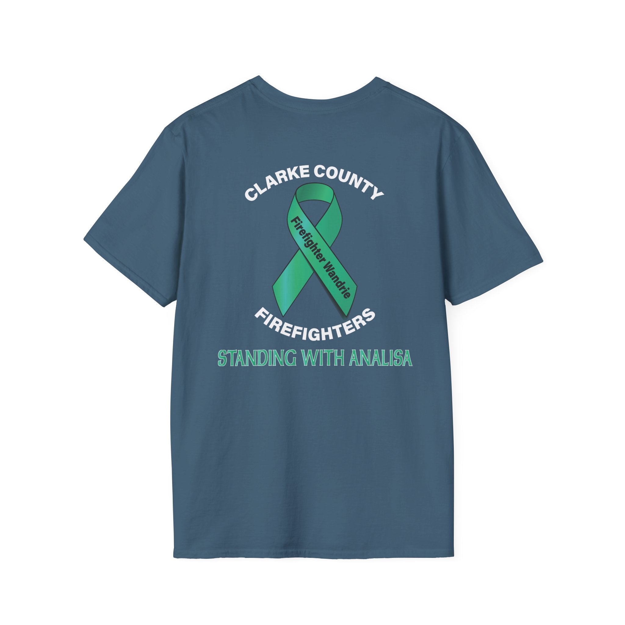 Clark County Firefighter Wandrie Support - Gildan Soft Cotton Softstyle T-Shirt