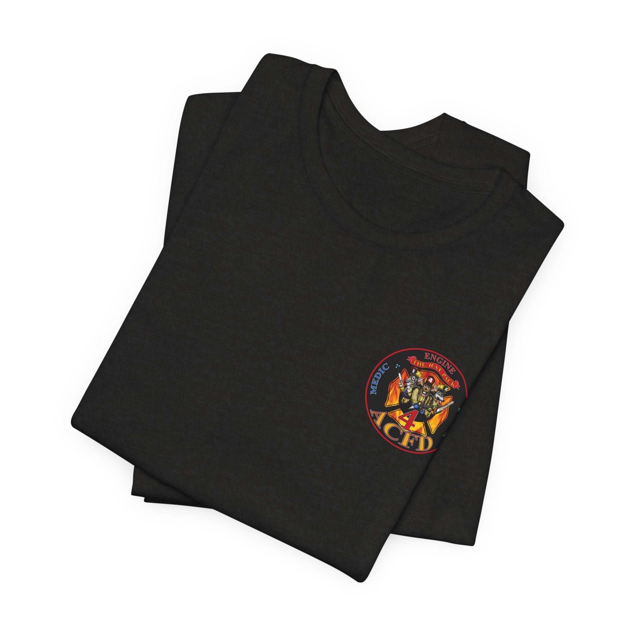 Station 4 RatPack Front AC4FD Back - Bella+Canvas Soft Unisex Tee