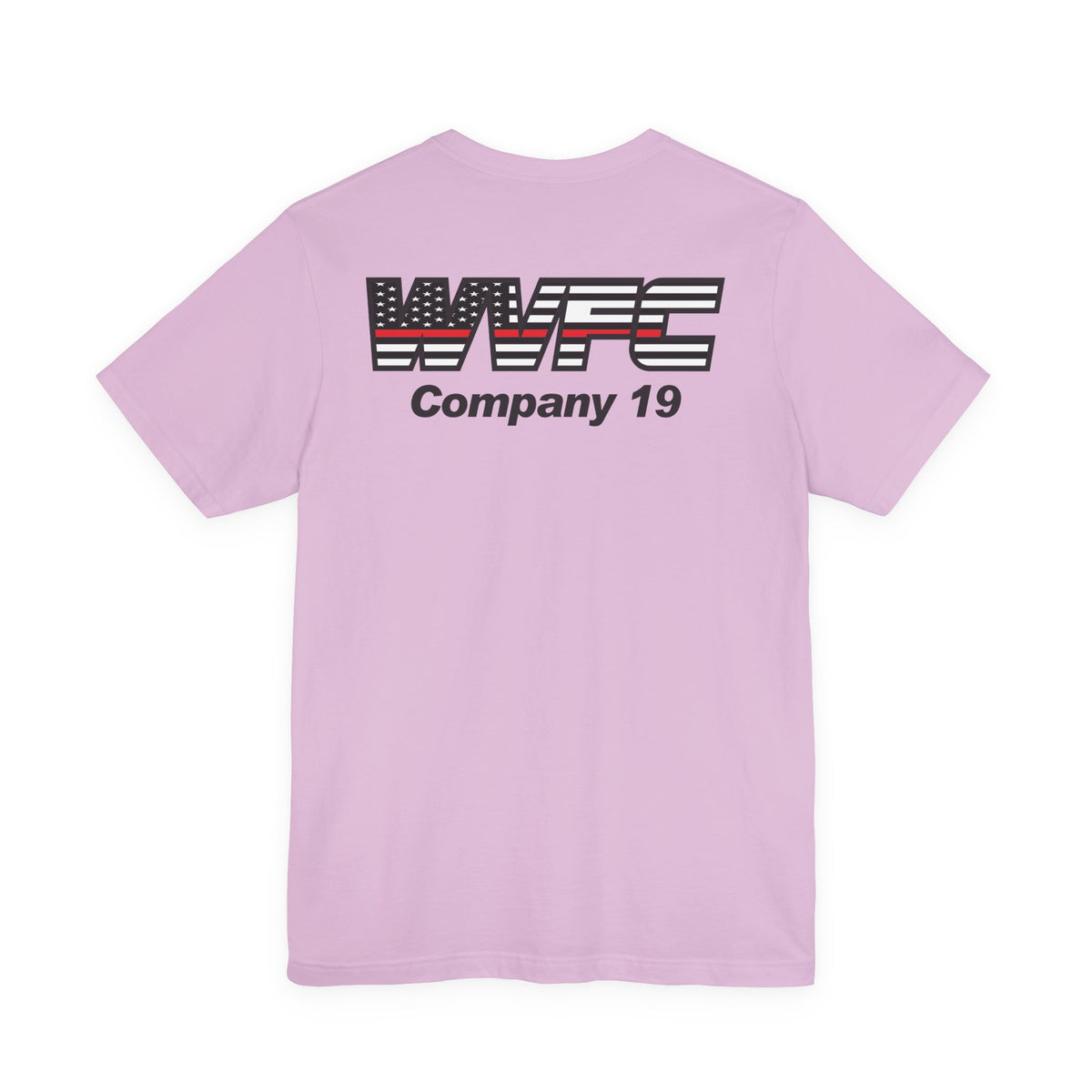 WVFC Goat Version 3 Red Line Flag blk - Unisex Jersey Short Sleeve Tee