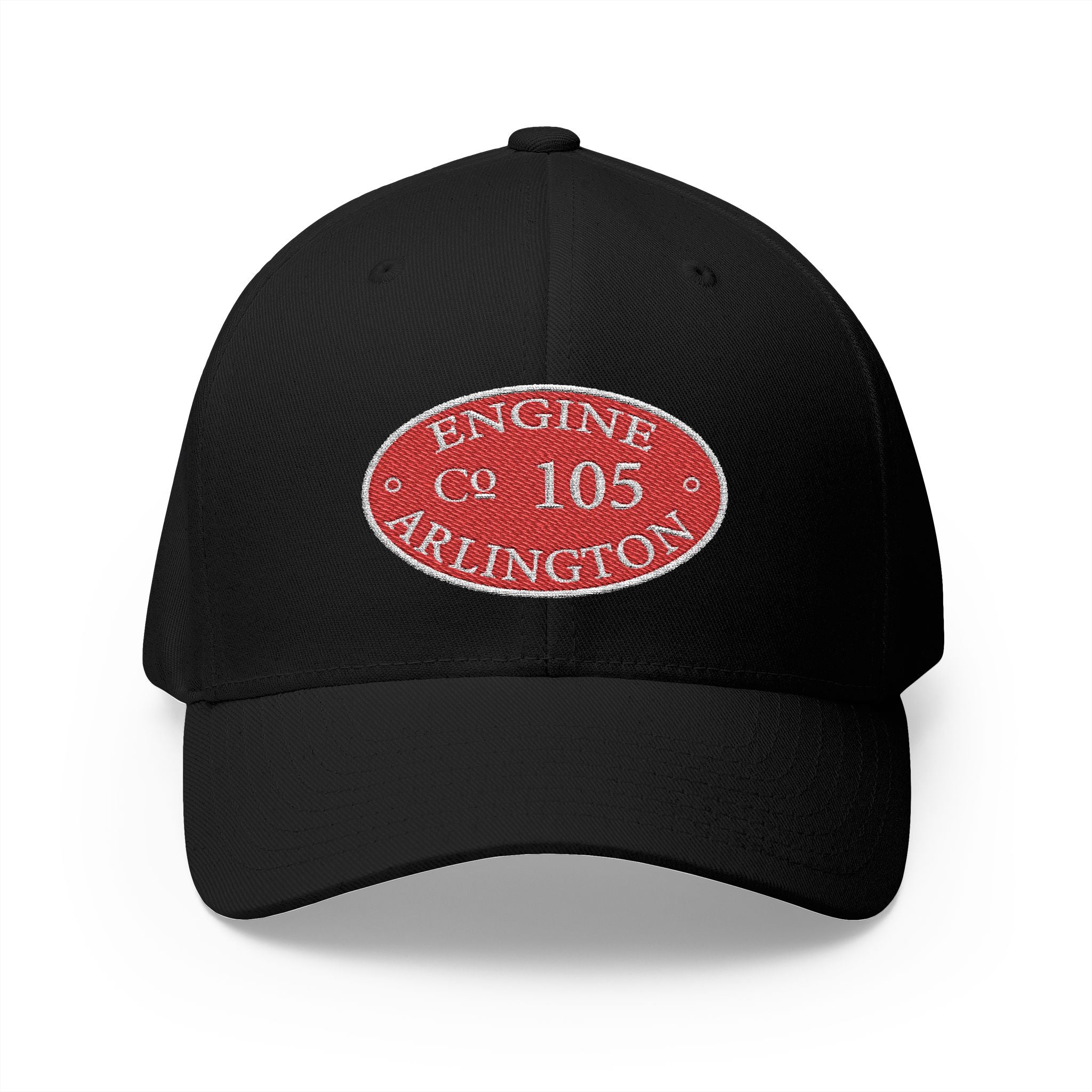 Arlington Engine 5 Circle Patch - FLEXFIT Closed-Back Structured Cap (Embroidery)
