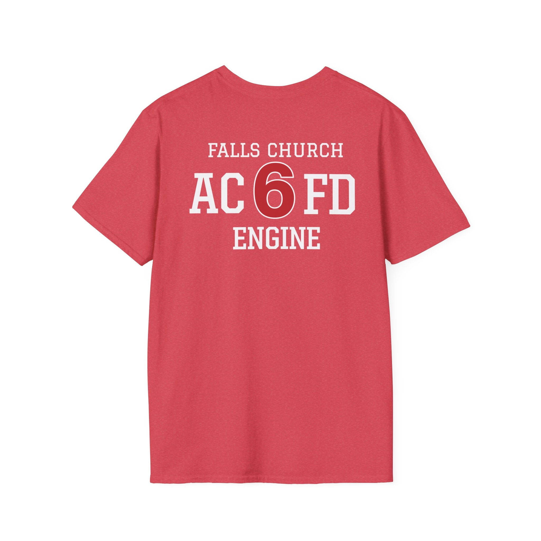 Engine 6 Falls Church - Gildan Soft Cotton Softstyle T-Shirt