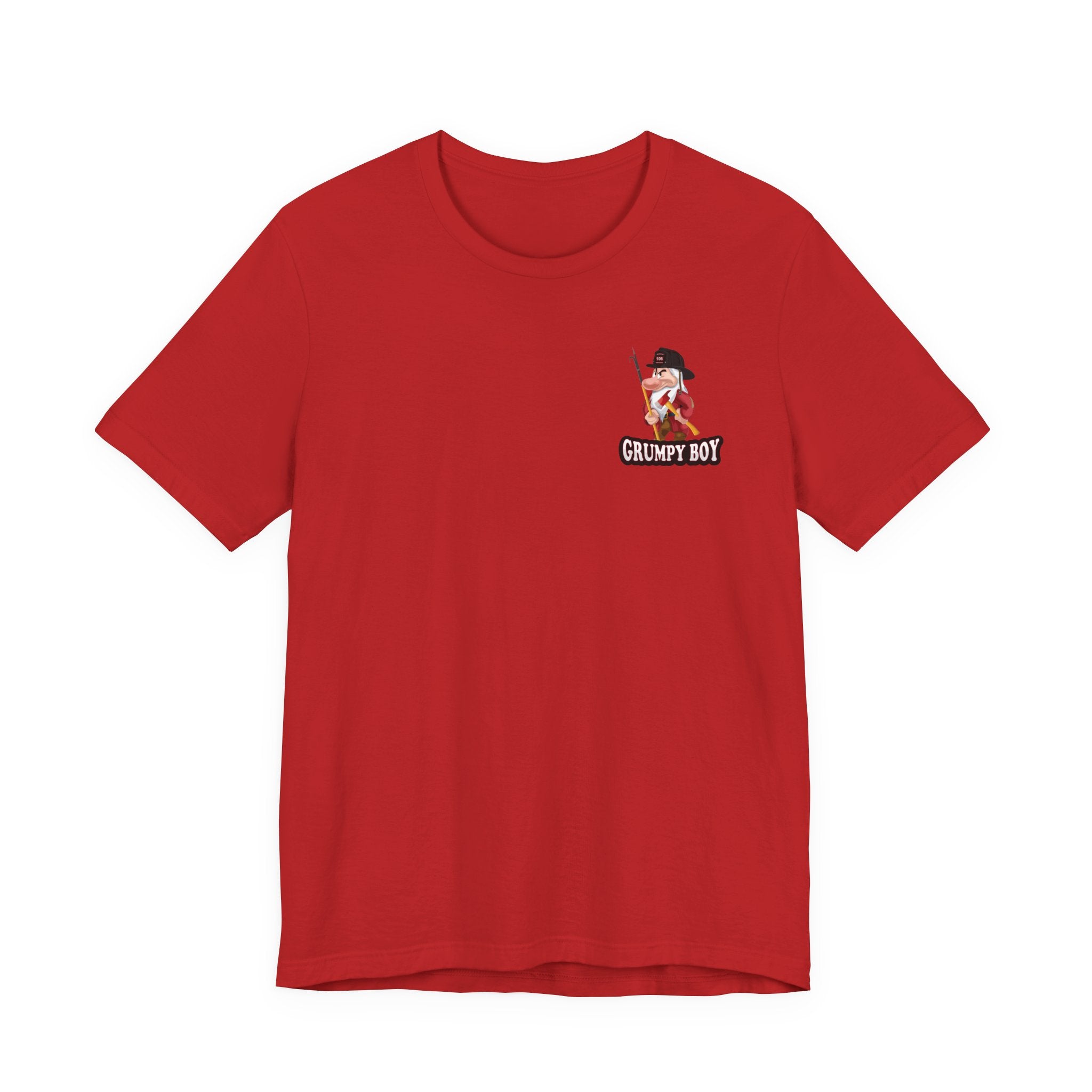 Grumpy Boy Firefighter - Heavy Cotton Unisex Tee -